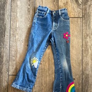 Kids Denim Jeans with Colorful Patches